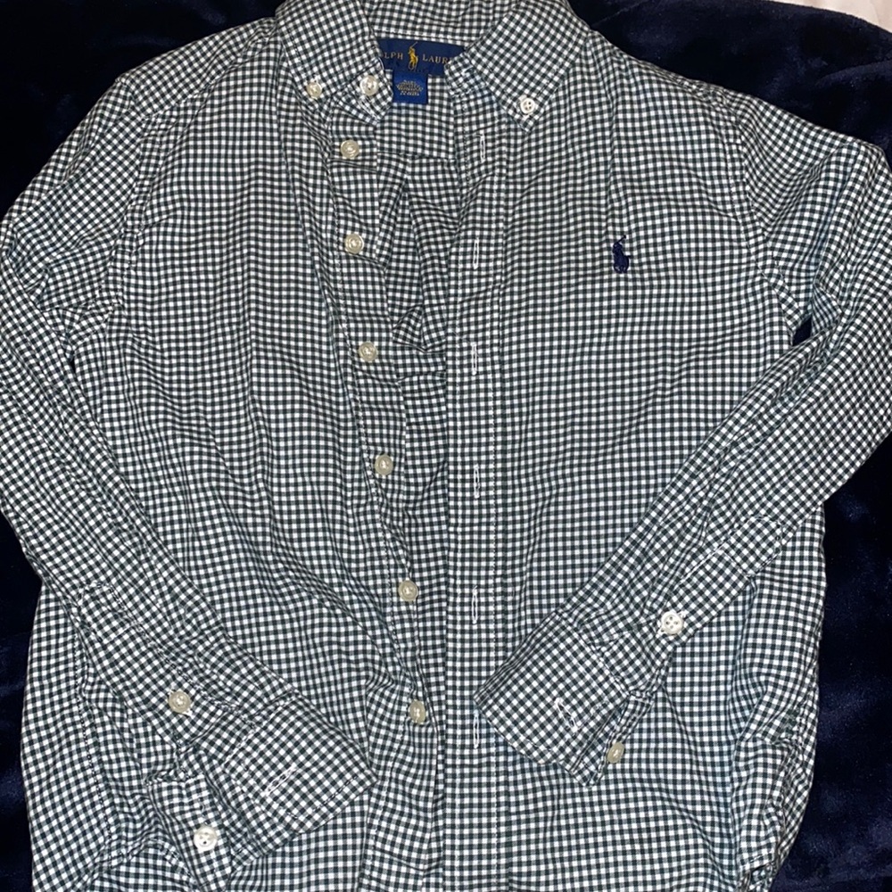 Ralph Lauren small (8) dark green gingham